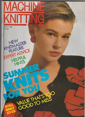 MACHINE KNITTING MONTHLY Magazine Bundle - 7 Issues From 1988 • £11.99