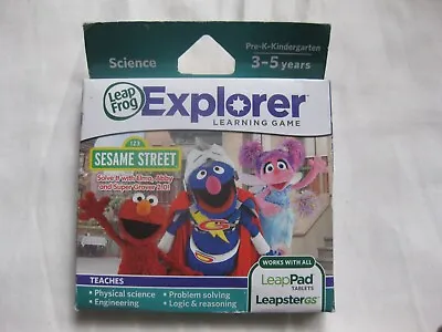 New! LeapFrog LeapPad Explorer Learning: Sesame Street Friends Leap Pad & GS  • $37.52