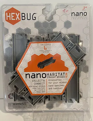 $11.77 • Buy Hex Bug Nano Specimen Habitat Straight Bridges 6 Easy Connect Pieces, NEW Hexbug