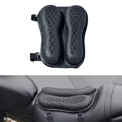 Foldable Passenger Motorcycle Gel Rear Seat Cushion 3D Honeycomb Structure • $28.99