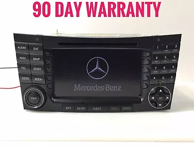  MER007  03-08 Mercedes W211 E320 E55 CLS500 Radio Navigation Head Unit OEM • $185.07