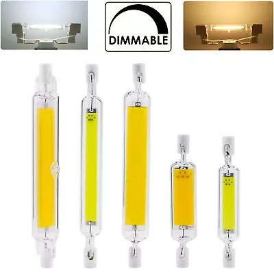 78mm 118mm 7W 15W Dimmable R7s LED COB Bulb Ceramic Glass Tube Light J Type  RH • $7.47