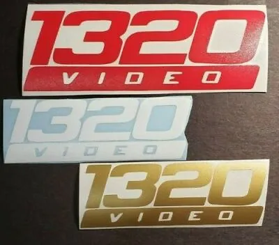 1320 VIDEO Decal Racing Performance Turbo JDM Vinyl Sticker Bumper Laptop Window • $3.45