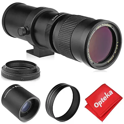 Opteka 420-1600mm Telephoto Zoom Lens For Olympus M43 Micro Four Thirds Mount • $99.97