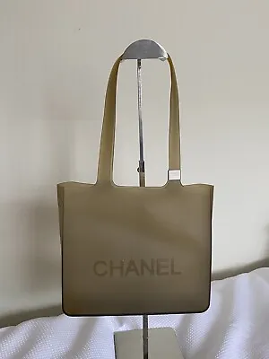 Authentic CHANEL Jelly Rubber Tote Bag • $500