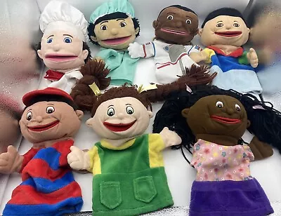 Lot Of 7 Multicultural Lakeshore Learning Hand Puppets • $39.99