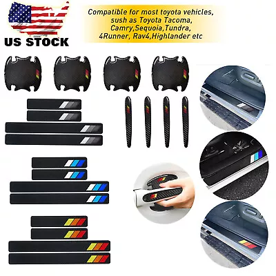 4X For BMW Accessories M Power Car Door Sill Plate Protector Guard Step Sticker • $10.44