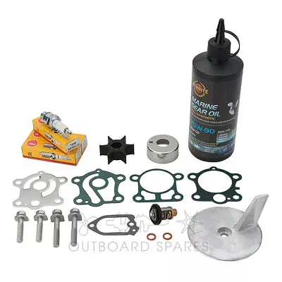 Yamaha Annual Service Kit With Anodes & Oils For 30hp 2 Stroke Outboard • $146.89