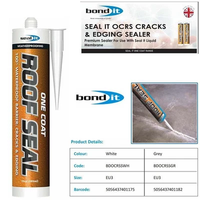 £4.45 • Buy  Premium Sealer Roof Repair Seal It Cracks & Edge Waterproofer Water Resistant U