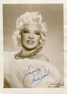 Mae West TOP AUTHENTIC Autograph Signed Vintage Photo • $346.88