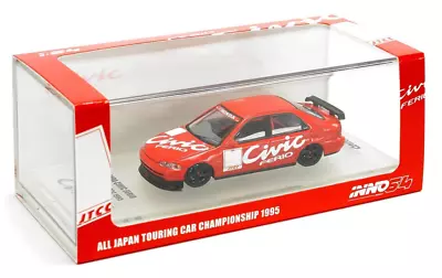 $16.54 • Buy Inno64 Honda Civic Ferio EG9 JTCC Test Car 1995 Red Car 1:64 Sealed