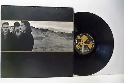 U2 The Joshua Tree LP EX-/EX- U26 Vinyl Album With Lyric Insert/poster 1987 • £37.07