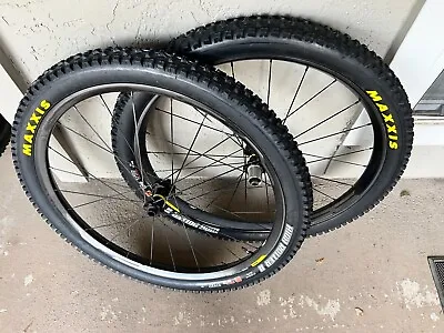 NEW MAVIC WHEELSET XA35 PRO CARBON 27.5 INCH BOOST & Maxxis High Roller 2 2.4TR • $599