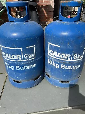Two 15kg Calor Gas Butane Gas Bottles Empty • £15