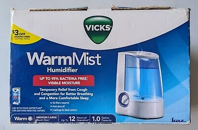 Vicks V745A/V745-JUV Warm Mist Humidifier - White For VapoSteam LikeNew In Box • $33.87