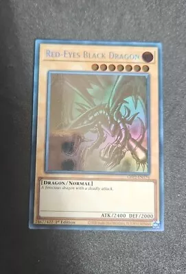 Yu-Gi-Oh - Red Eyes Black Dragon - Ghost Rare - 1st Edition - GFP2-EN176  • £66.99