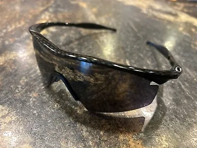 Oakley M Frame Carbon Fiber W/ Silver Os Strike Lens Black Iridium Immaculate • $175