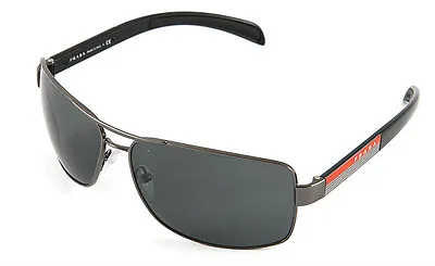 $329 • Buy POLARIZED NEW Genuine PRADA Linea Rossa Men Metal Sunglasses PS 54IS SPS 54I 541