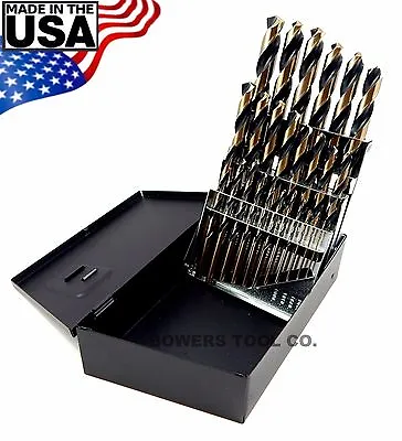 Norseman 25pc Metric HI-Molybdenum M7 Drill Bit Set 1-13mm MADE IN USA SP-25M • $104.97