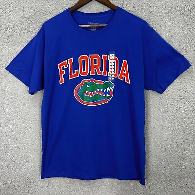 Florida Gators Shirt Mens Large Blue Orange Athletic Football Champion Sports • $17.99