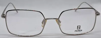 All Stainless Steel Frame Vintage Rare Fendi Eye Glasses Made In Italy Mod VL7 • $59.95