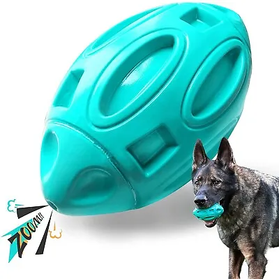 Dog Toys Chewers For Aggressive Indestructible Squeaky Dog Chew Toy Fetch Ball • $10.25