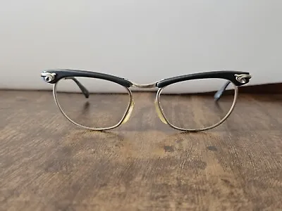 Vintage 50s Marwitz Optima White Gold Filled Eyeglasses Frame Made Germany #839 • $65