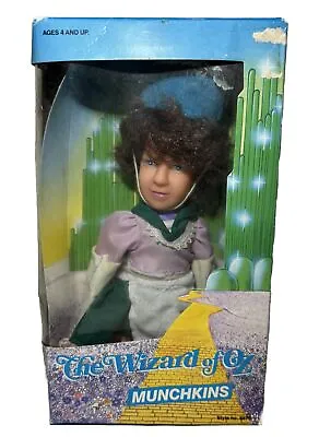 Vintage 1988 The Wizard Of Oz Munchkins Flower Pot Lady Doll Multi Toys W/ Box • $14.97