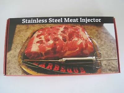 Stainless Meat Injector BBQ Cave Tools W/ Box AU • $19.97