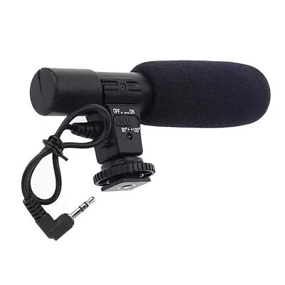 Blesiya Stereo Microphone Condenser Mic For DSLR Camera Photography With 3.5mm • $13.74