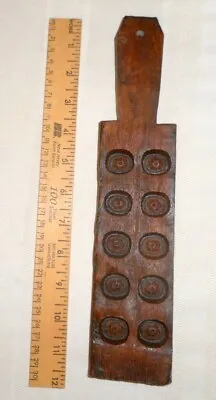 Vintage 11.5  Syroco Wood Look Candy Mold Wall Hanging • $11