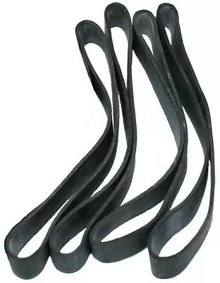 Large Industrial Office Black Rubber Bands Heavy Duty 7  X 5/8    Pack Of 6 • $8.79