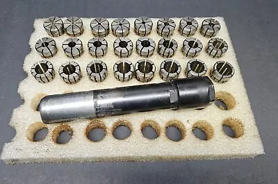 24pc DA180 Collet Set & 1¼  Shank Chuck Kennametal Valenite Erickson Machinist • $242.95