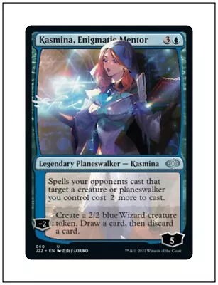 1x Kasmina Enigmatic Mentor Anime Jumpstart 2022 Magic The Gathering MTG NM • $2.45