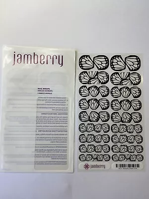Jamberry Nail Wraps Full Sheet - Butterfly Dream Clear • $13