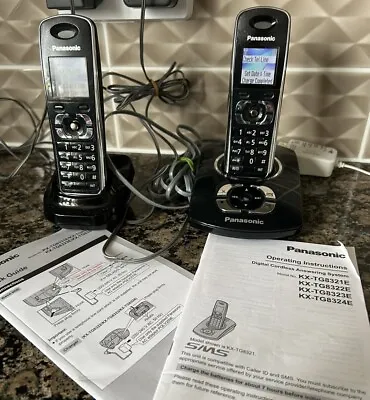 Panasonic Digital Cordless Answering System KX-TG8322E Inc 2 Handsets • £6