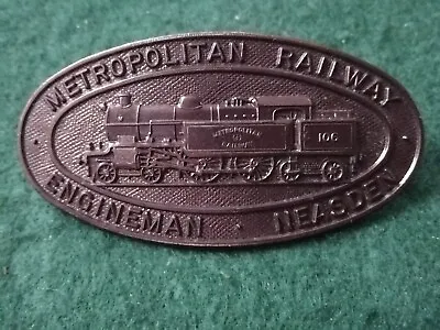 Metropolitan Railway Engineman Neasden Cap Badge. • £12.50