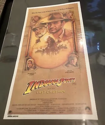$430 • Buy Indiana Jones And The Last Crusade Original Daybill Movie Poster