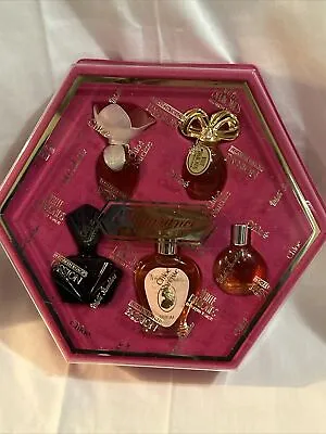 Vintage Set Of 5 Designer Mini Perfumes White Shoulders Chloe Passion NEW • $69.99