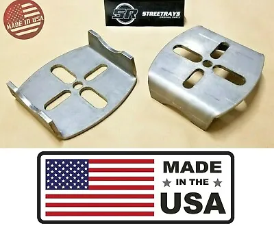 [SR] Rear Axle Lower Air Bag Mounting Brackets Air Ride Suspension Weld-on PAIR • $35.61