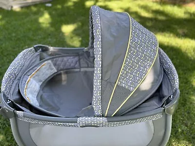 Graco Pack N Play Replacement Clip On BASSINET INSERT W/ Canopy NO Poles • $42.99