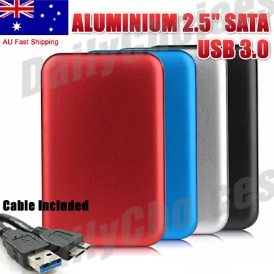 $10.45 • Buy Aluminum USB 3.0 Hard Drive 2.5  SATA HDD SSD External Slim Enclosure Case