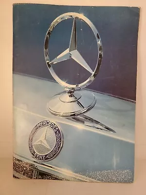 1974 Mercedes Big Brochure 230 280 C 450 SEL SL SLC 450SL 450SLC 450SEL Catalog • $12