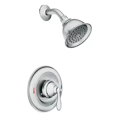 🆕 Moen 82495C Caldwell Shower Faucet Set W/ Head & VALVE INCLUDED - Chrome $144 • $63.97