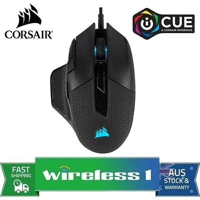 $139 • Buy Corsair Nightsword RGB Smart Tunable Gaming Mouse 18000 DPI