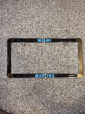 Miami Marlins License Frame Chrome  • $14