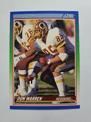 Don Warren 1990 Score Football Card # 331 E7655 • $1.99