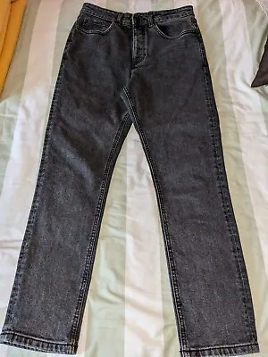 Mens Denim Co Jeans Black/grey W30 L30 Tapered Real Measurements Included  • £3