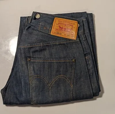 Levi’s Vintage Clothing 501XX 1890 Cinch Back Selvedge Denim Blue Jeans 28X32 • £140