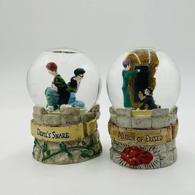 $75 • Buy Vintage Harry Potter Miniature Snow Globe Hallmark 2000 Challenge 2 & 6 Rare